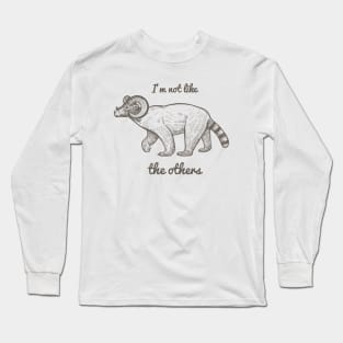 Unusual Sheep Bear Racoon Animal Long Sleeve T-Shirt